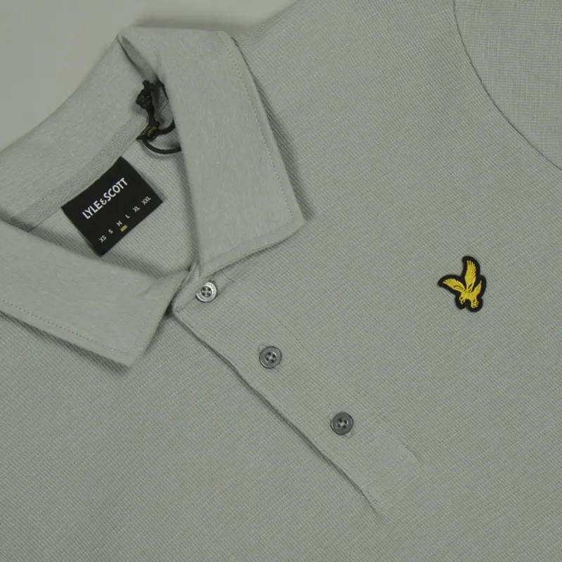 Lyle and Scott Milano Trim Polo Shirt - Cold Grey-1